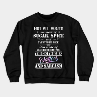 Thick Thighs Tattoos Men Women Crewneck Sweatshirt